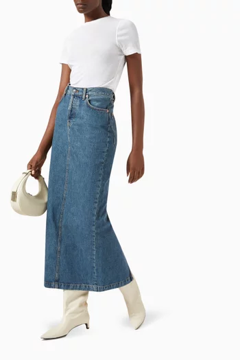 Fitted T-shirt in Cotton