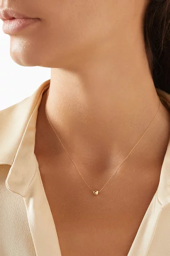FIiora Ball Necklace in 18kt Gold