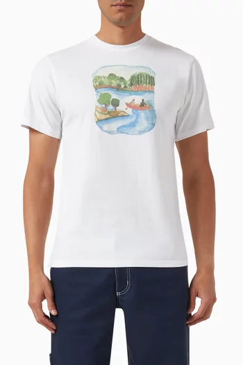 Canoe T-shirt in Organic Cotton-jersey