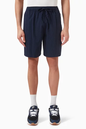 Vole Shorts in Seersucker Tencel-blend