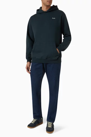 Noon Logo-embroidered Hoodie in Organic Cotton