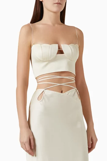Becca Tie-up Crop Top