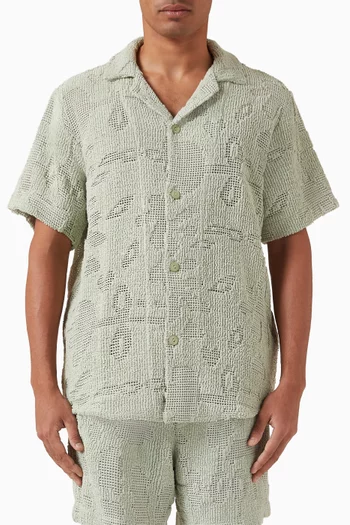 قميص بنمط كوبي جلبانيوم كروشيه