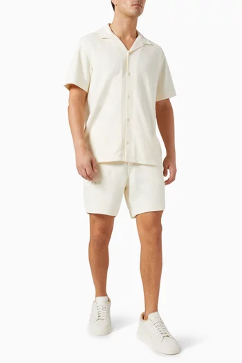 Bouclé Shirt in Cotton-blend