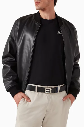 B Bold Reversible Belt in Leather