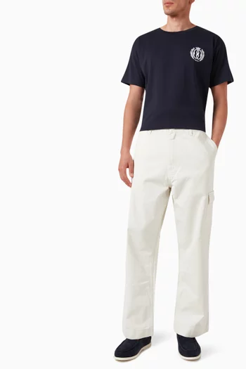 Emblem T-shirt in Organic Cotton Jersey