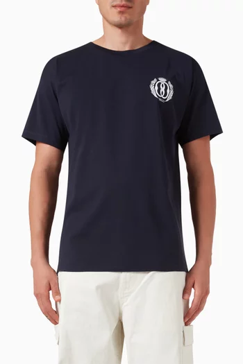 Emblem T-shirt in Organic Cotton Jersey