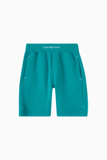 Logo Jogger Shorts in Cotton-blend Terry