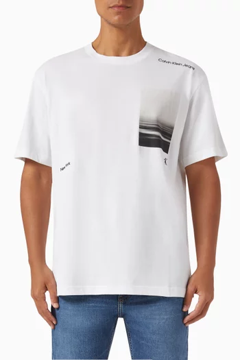 Photo-print T-shirt in Cotton-jersey