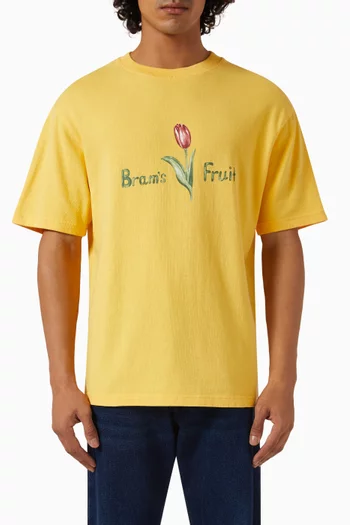 Tulip Aquarel T-shirt in Cotton-jersey