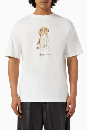 Beagle Aquarel T-shirt in Cotton-jersey