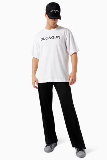 Logo T-shirt in Cotton Jersey