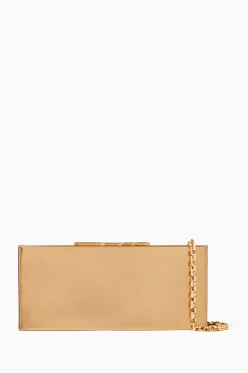 Sequence by Lanvin Clutch Bag in Metallic Leather