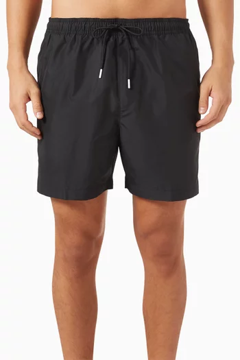 Medium Drawstring Swim Shorts in Recycled Polyester