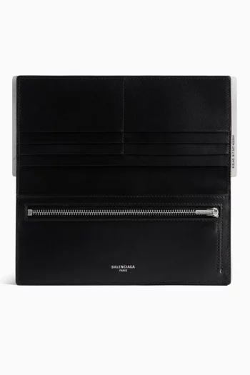 Passport Long Wallet in Calfskin