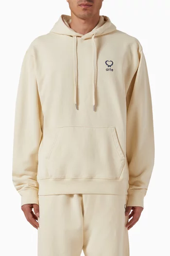 Hank Small Heart Hoodie in Cotton
