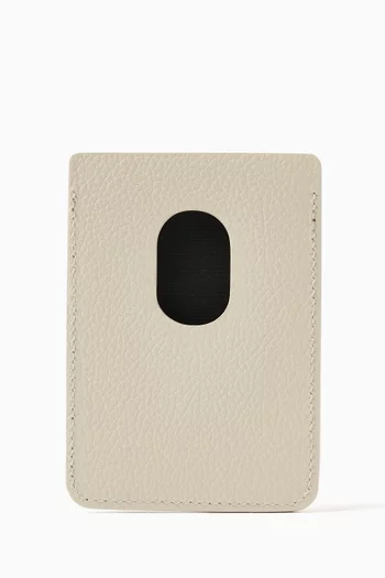 Cash Magnet Card Holder in Grained Calfskin