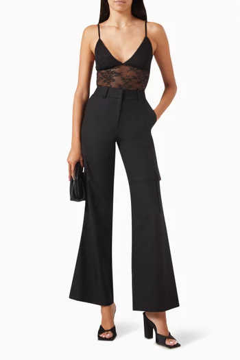 Sashay Lace Bodysuit in Stretch Nylon