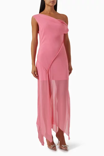 Luna Maxi Dress in Mesh