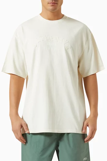 Varsity T-shirt in Cotton Jersey