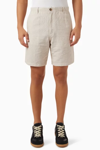 Owen Shorts in Cotton-linen Blend