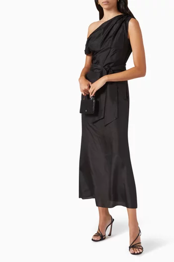 Finesse One-shoulder Midi Dress