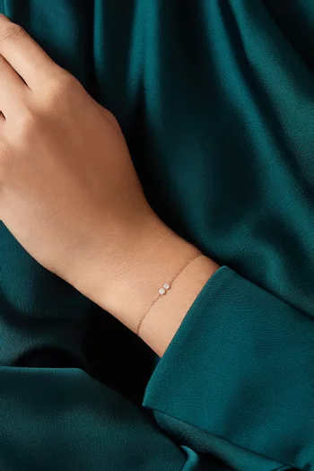 Danae 2 Diamond Bracelet in 18kt Gold