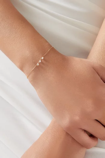 Danae 3 Diamond Bracelet in 18kt Gold