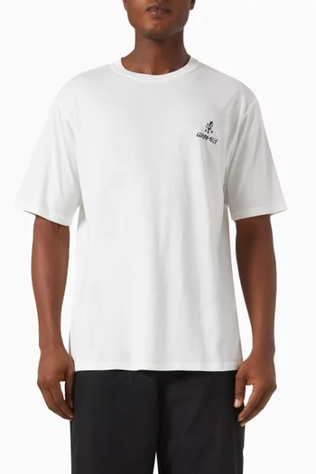 One Point Logo T-shirt in Organic Cotton-jersey