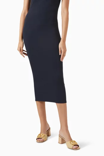 Valentino Garavani VLOGO 60 Mules in Raffia