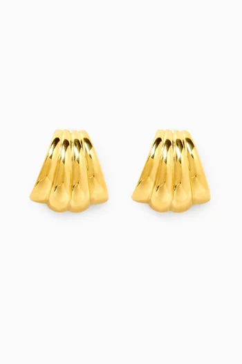 Atu Earrings in Gold-plated Sterling Silver