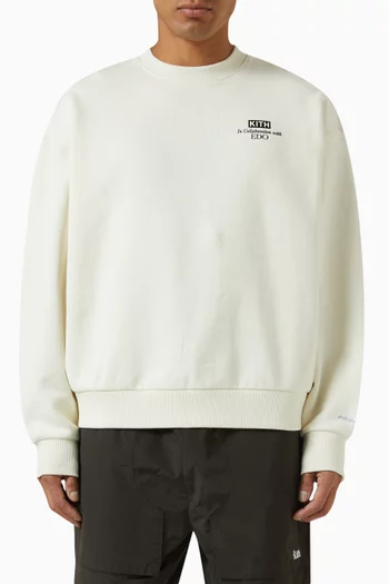 x EDO Artist Nelson Crewneck Sweatshirt in Cotton Fleece