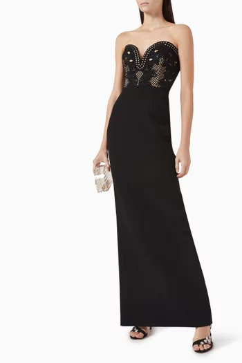 Alisa Strapless Gown