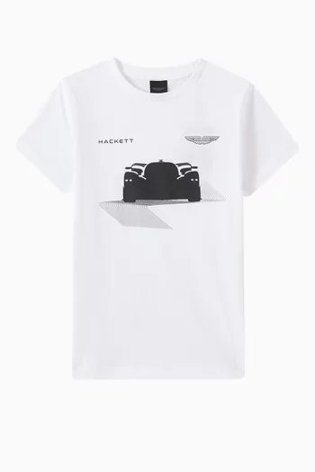 x Aston Martin Print T-shirt in Cotton