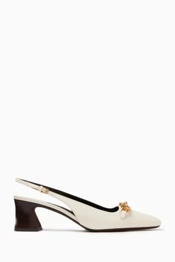 Jessie 55 Slingback Pumps in Patent Leather