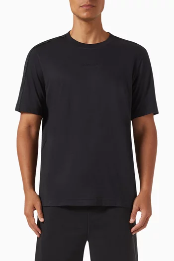 Gym T-shirt in Technical Cotton-jersey