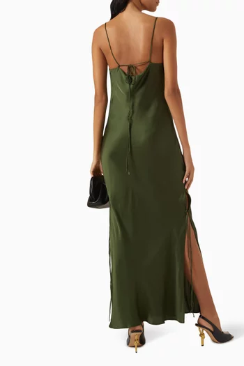 Shae Slip Maxi Dress in Viscose Blend