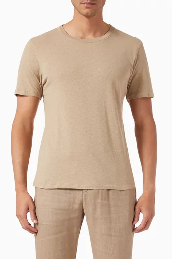 Lucio T-shirt in Linen Blend
