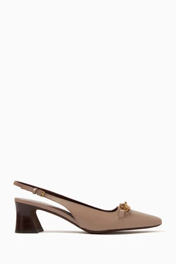 Jessa 55 Slingback Pumps in Patent Leather