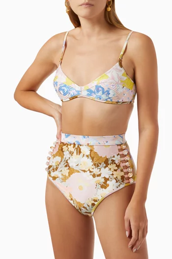 Pop Bullet Bikini Top in Italian Lycra