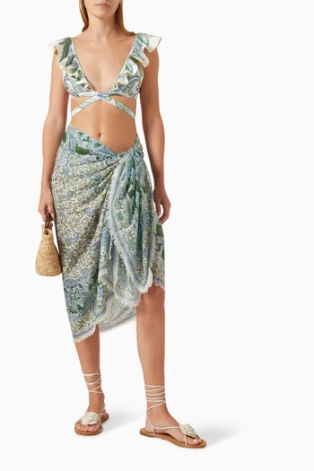Printed Pareo in Cotton
