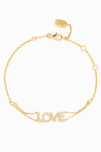 Love Diamond Bracelet in 18kt Gold