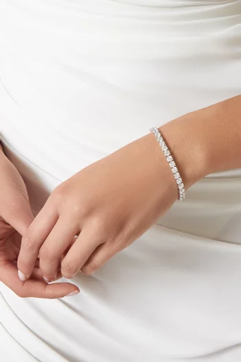 Diamond Tennis Bracelet in 18kt White Gold