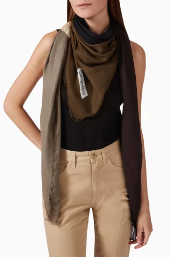 Square Scarf in Modal & Cashmere
