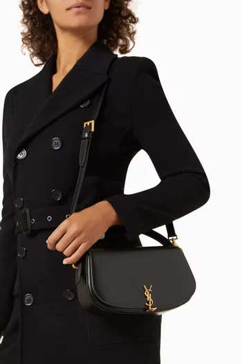 Voltaire Half-moon Shoulder Bag in Calfskin
