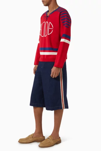 Rink Sweater in Cotton-knit
