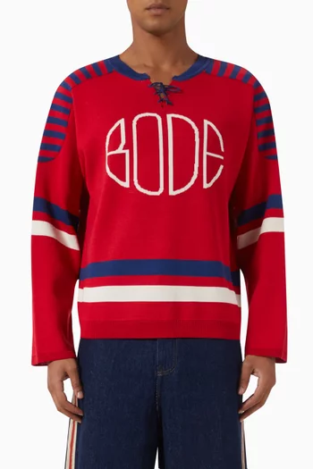 Rink Sweater in Cotton-knit