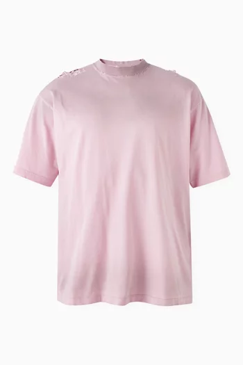 Unisex Gothic-type Medium Fit T-shirt in Vintage-jersey