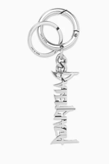 Typo Metal Keychain in Metal