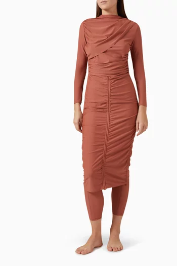 Isla Swim Dress in Stretch-nylon